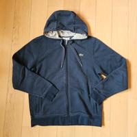Felpa con zip blu Lacoste sport uomo (tg. L)