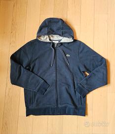 Felpa con zip blu Lacoste sport uomo (tg. L)