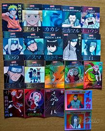 LOTTO 20 CARDS NARUTO NINJA RANKS PANINI 2002