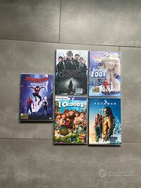 dvd I croods, aquaman, small foot