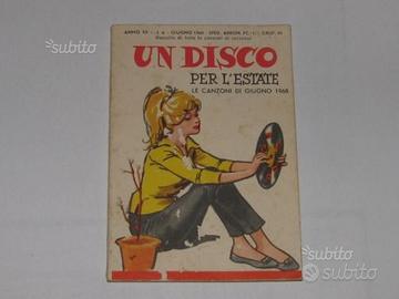 Un disco x L'Estate 1968 libricino