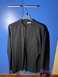 Camicia Lino nero- Paolo Pecora