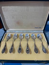 Servizio vintage cucchiaini argento