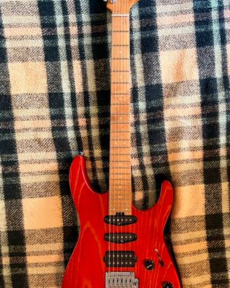 Charvel Pro-Mod DK24 HSS 2PT CM Red Ash