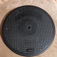 Supporto girevole tondo maxi diam.32 cm  nero