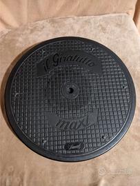 Supporto girevole tondo maxi diam.32 cm  nero