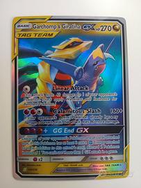 Carta Pokemon Garchomp & Giratina GX alleati