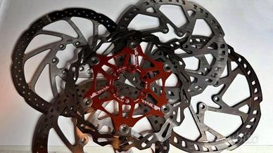 5 Dischi da 160mm + 2 Pinze Freno per MTB
