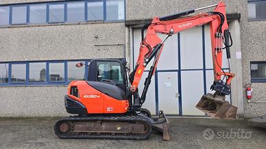 Miniescavatore Kubota KX 080-4, braccio triplice