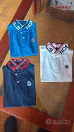 polo manica corta North da sails bianca azzura blu