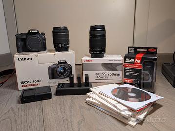 CANON EOS 100D + LENTI