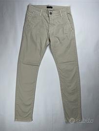 Sirmoney Pantaloni Eleganti Bianco Panna