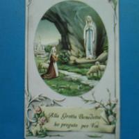 Santino vergine maria lourdes