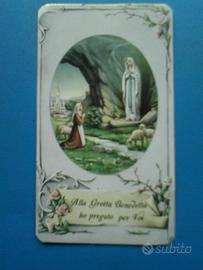 Santino vergine maria lourdes
