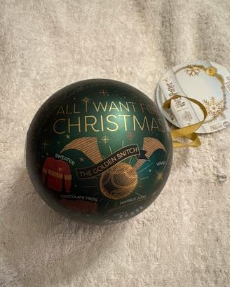 Pallina di Natale con sorpresa Harry Potter