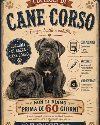 Cuccioli di cane corso