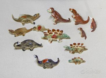 Miniature dinosauri porcellana Bon China vintage