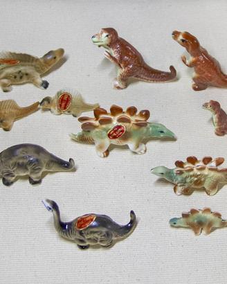 Miniature dinosauri porcellana Bon China vintage