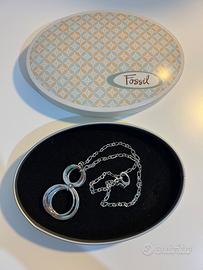 Collana FOSSIL in acciaio