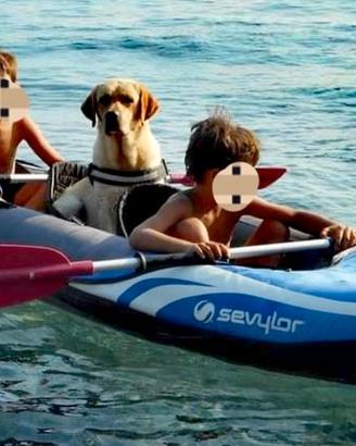 canoa gonfiabile tre posti