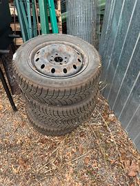 4 cerchi con 4 gomme termiche 175/65/R14 lancia y