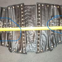 2XL Faux Leather Corset Waist 93-81cm Corset Boule