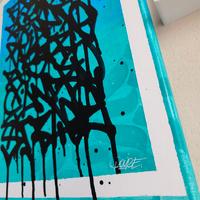 Quadro street art "Rage and Rust – tela originale