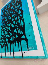 Quadro street art "Rage and Rust – tela originale