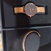 Set Orologio Daniel Wellington Rosé & Bracciale Ab
