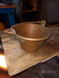 paiolo in rame 