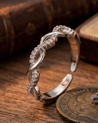 Anello "Infinite Brilliance" - Argento e Zirconi