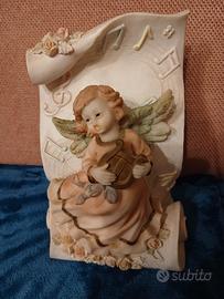 Angioletto in resina con carillon