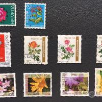 SVIZZERA Helvetia tipologia FIORI