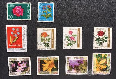 SVIZZERA Helvetia tipologia FIORI