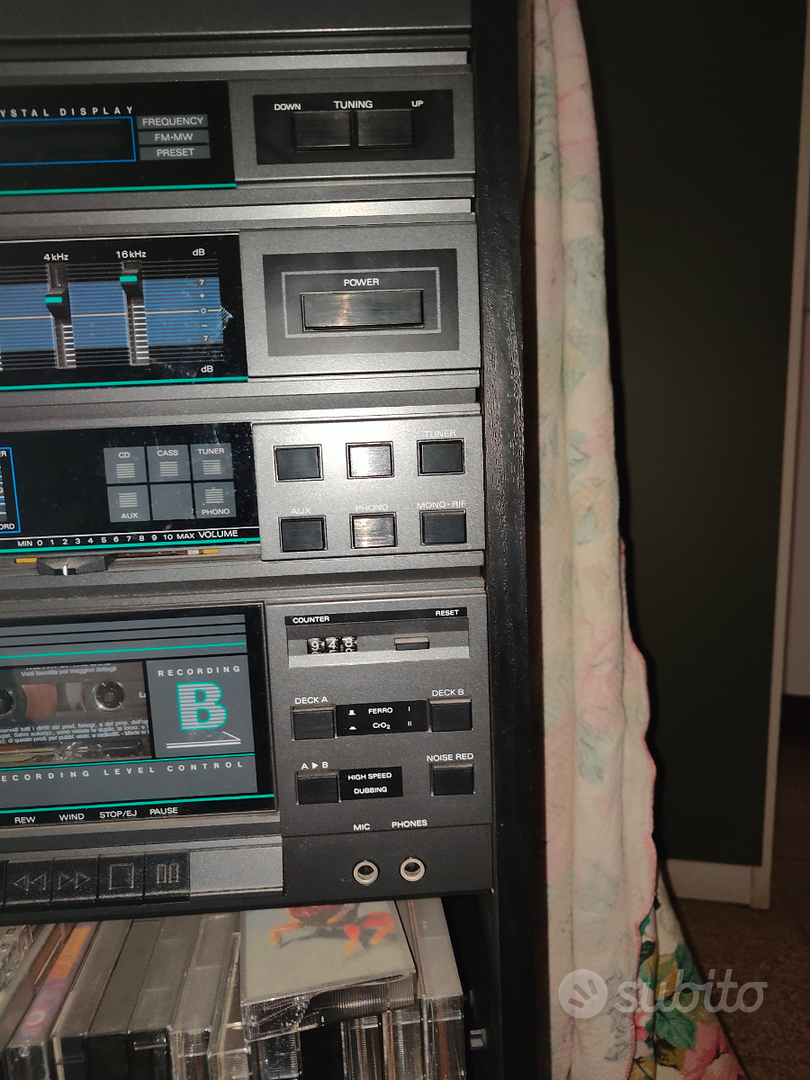 Impianto Stereo anni 80/ 90 Audio/Video In vendita a Bergamo