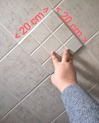 10,6mq mattonelle/piastrelle-rivestimento bagno/cu