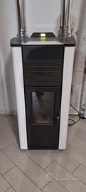 stufa pellet 12kw Vulcania all stone riscaldamento