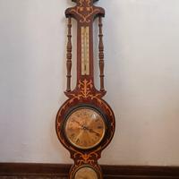 orologio vintage con barometro e termometro '60