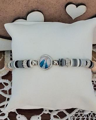 Bracciale con croce unisex 