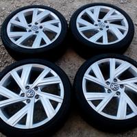 Cerchi e gomme termiche nuove 18 originali vw