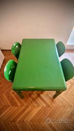 ARTEMIDE - Tavolo Stadio e n.4sedie Selene -