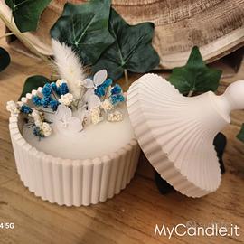 candela profumata handmade 