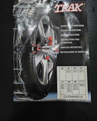 catene neve TRAK (modello ragno)