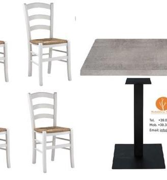 Tavolini Sedie Arredo Bar Ristorante Pub 0400