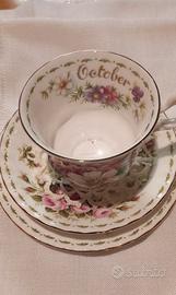 Servizio the royal albert" flowers the months"