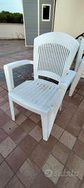 Poltrone giardino bianche Super Elegant SCAB