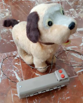Cagnolino meccanico filo comandato anni 60