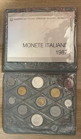 Monete Italia Confezione Fior Di Conio Zecca 1987