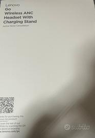 Lenovo Go Wireless ANC Headset with Charcing Stand