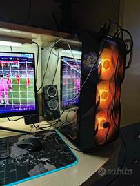 postazione gaming completa.